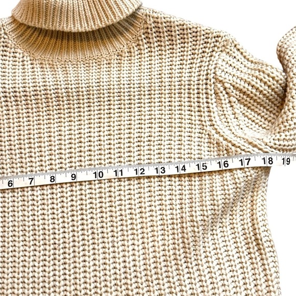 BYOUNG Marisa Rollneck Knitted Pullover Sweater-Neutral Knit- XS - Picture 9 of 10